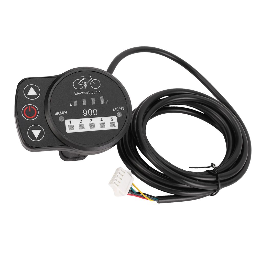 Electric Scooter Display Control Panel 24V 36V 48V KT LED900 Bike LED Display Meter with SM Connector