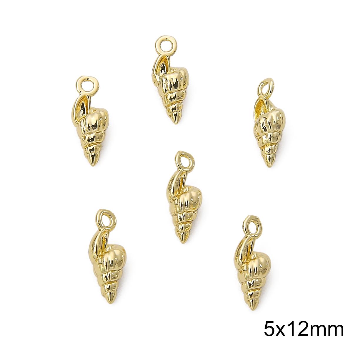 

Медный кулон серии «Морская жизнь» для изготовления ювелирных изделий своими руками, аксессуары для рукоделия 5x12mm