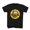 Pistol Rose Pattern Guns N 'Roses Rock Guns and Roses Band Casual T-Shirt Men's and Women's Luxury Band Brand