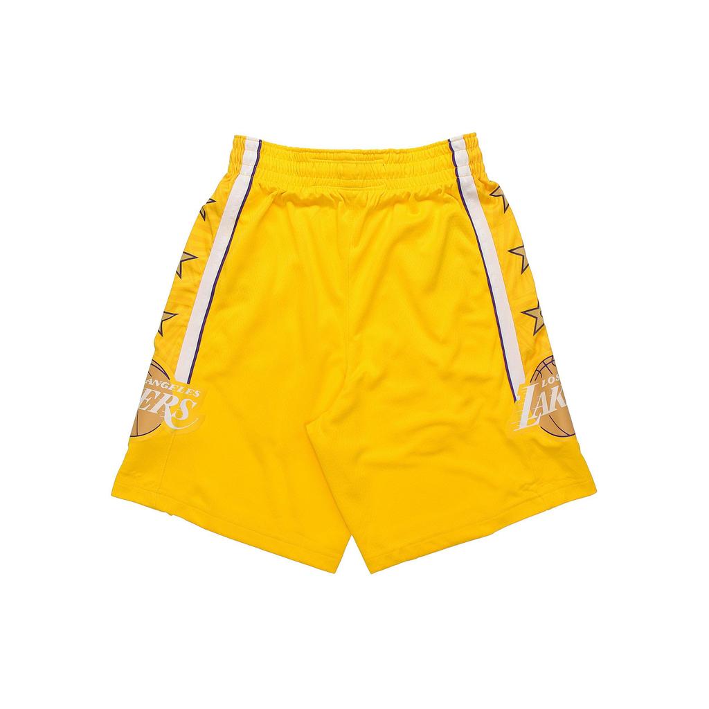 Nike NBA City Edition SW Fan Version 19-20 Season Lakers Basketball Shorts Men Bottoms Yellow BV5873-728