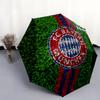1 PC Automatic Folding Umbrella - FC Bayern Munchen Custom Name Pattern, Portable & Foldable Design with 8 Ribs, Christmas Birthday Gifts