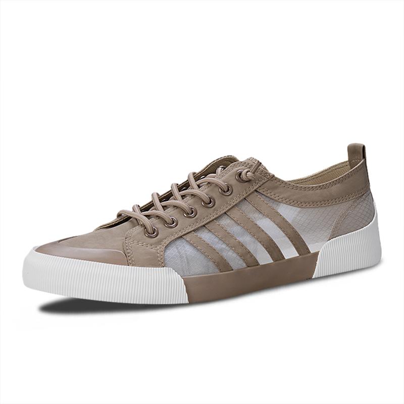 Hot sale Summer Mesh Casual Shoes for Men 2024 Flat Shoes Comfort Red Men Loafers Light Mens Slip-on Shoes zapatos de hombre