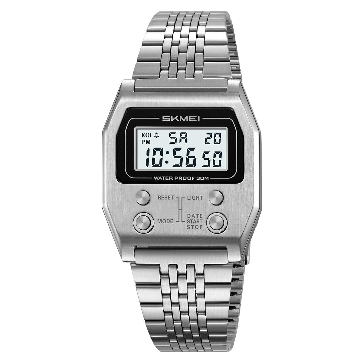 Jyullieoseu Skmei Unisex Retro Kvadrātveida Digitālās