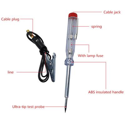 New DC Voltage Continuity Tester Car Test Auto Light Tool Circuit Lead Probe Pen Bulb Automobile Diagnostic Tools