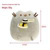 Gray Cat Ice Cream & Donut Plush Toys - Fat Ji Cat Figurines