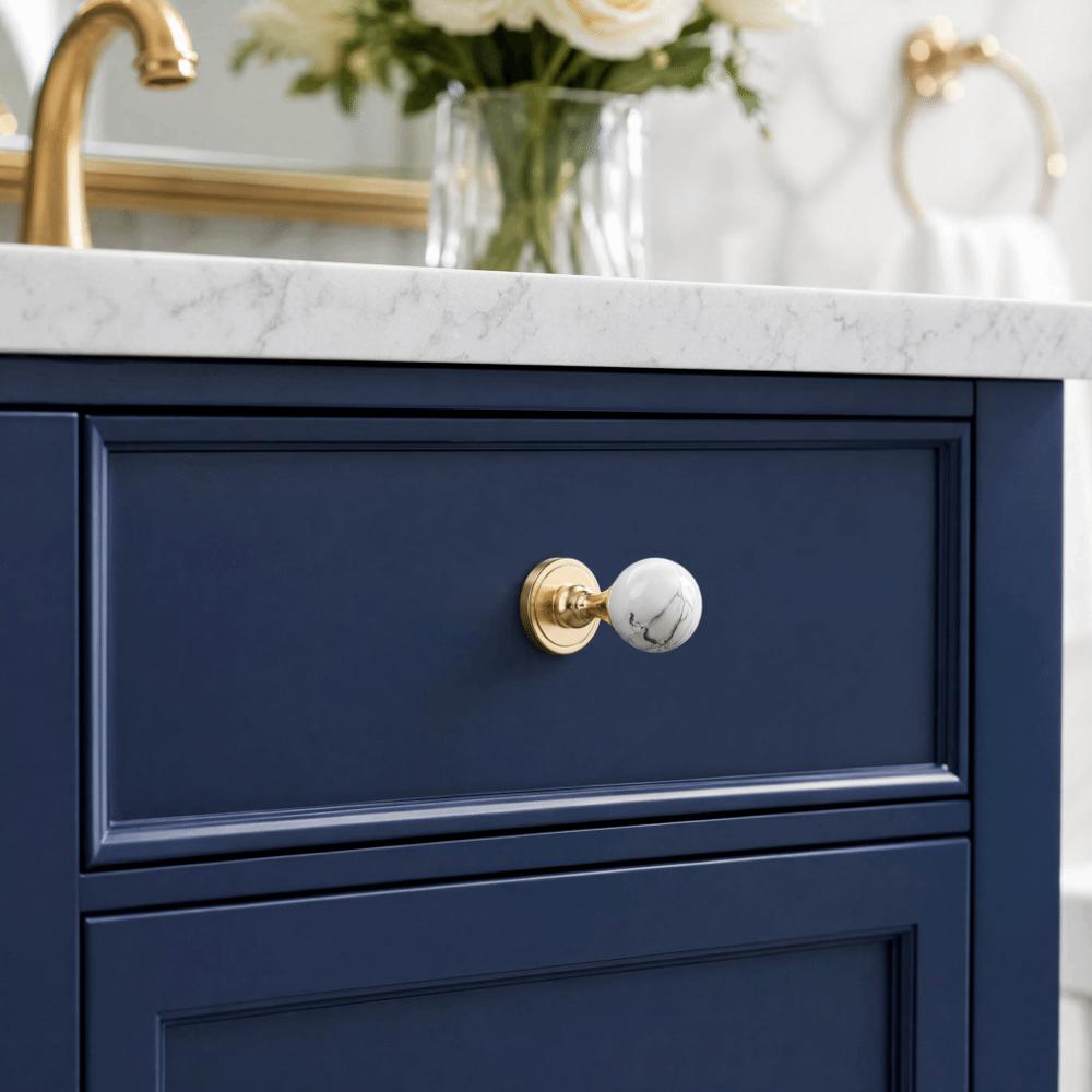 Round Ball Shape Drawer Knobs Vintage-Style Furniture Handles Kitchen Cabinet Handles For Drawer