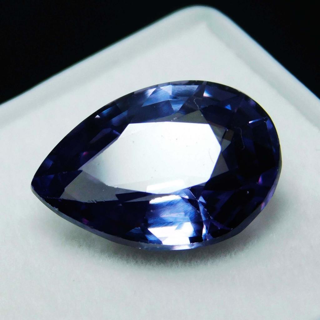 8 Ct Natural Alexandrite Loose Gemstones Certified Color Change Pear Shape