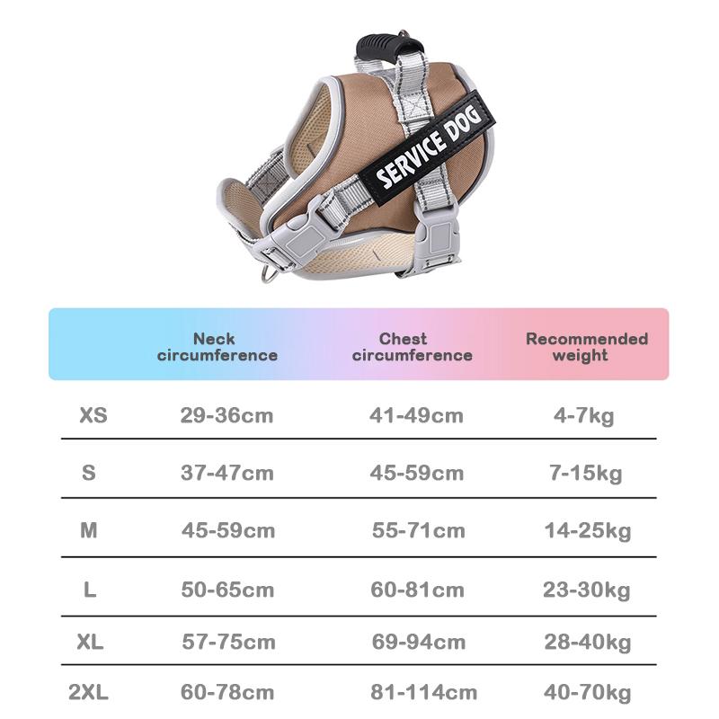 

Dog Accessories Dog Leash Harness Vest Chest Strap Vest Reflective Dog Harness Pet Walking Training For Medium Large Dog XS