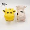 Decompression Toy Squeaky Cow Squeeze with Realistic Sound Soft TPR Fidget for Stress Novelty Scream Relief & Pranks Cute Farm Animal-Shaped