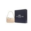 Coach Nolita 19 Logo Chain Zip Closure Crocodile Embossed Leather Handbag Women handbags Gold Ivory CN382-IMIVO