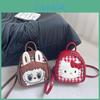 Hello Kitty Labubu Shape Pattern Kids Backpack With Breathable Pu Material For Kindergarten Daily Use