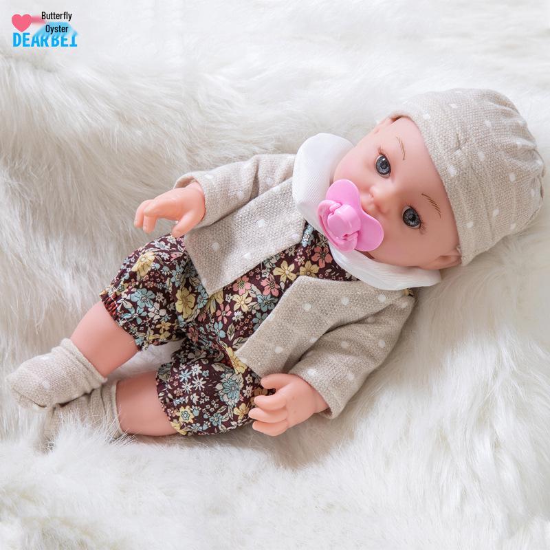 Comforting Reborn Vinyl Baby Doll Toy - Soft Rubber Gift for Children