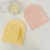 Foldable Makeup Mirror Arch Shaped Desktop Stand Mirror Portable Dressing Mirror  Home Use