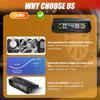 Car TPMS With USB Charging Solar Powered Display With 4 External Tire Sensor For Auto Tyre Security Device
