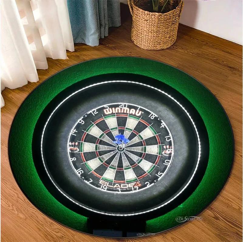 Fashion Sport Dart Target Round Carpet Room Decor Area Rug Carpets for Living Room Bedroom Table Alfombra Kid Non-slip Floor Mat