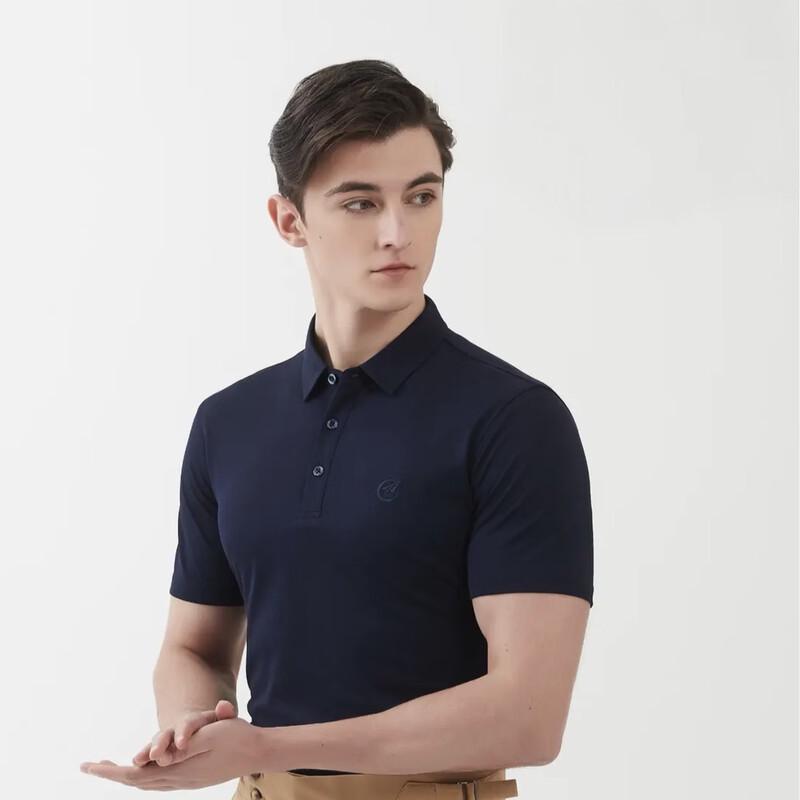 Sheng Chang Xiang Men s SCX01 Casual Short Sleeve T-Shirt темно-синий