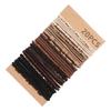 Fashionable Styles Elastic Hair Ties 20Pcs Sturdy Stretch Ponytail Holders for Women and Girls with Thin or Curly Hair