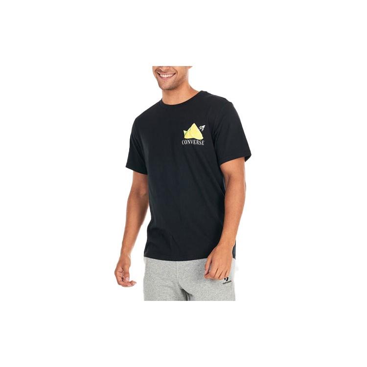 Converse Fresh Lemon Tee Asia Sizing Black Men s 10023993-A01 S