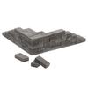 LEDMOMO Miniature Bricks, Simulation Bricks Model, Miniature Decoration for DIY Garden Courtyard, 50 Pieces