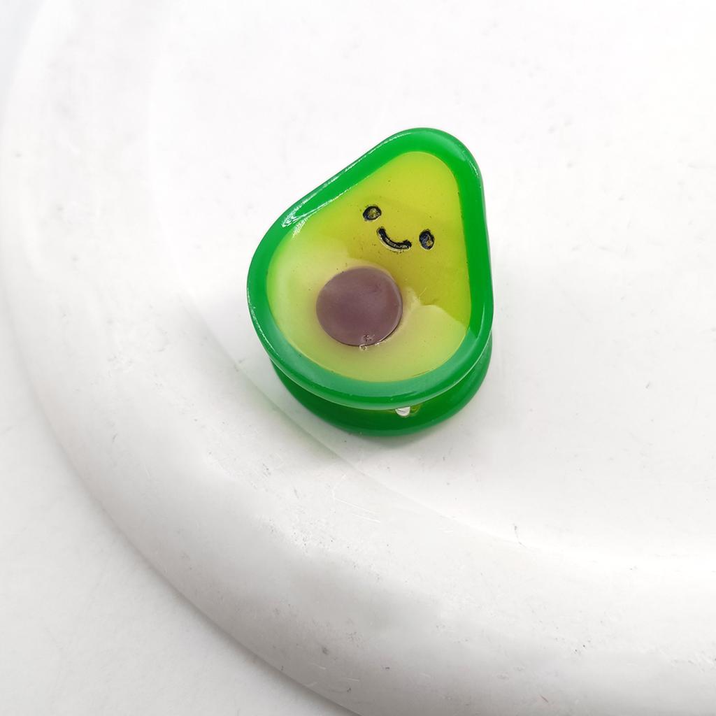 Cartoon Fruit Acetate Hairpin Cute Little Grab Strawberry Lemon Cherry Grape Bangs Broken Hairpin Top Clip Hair Accessories