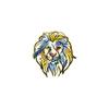 Iron-on Patch Natural Color Lion 5.2cm X 5.5cm
