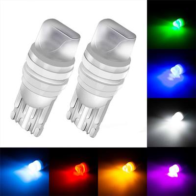 Lampe latérale tournante LED T10 W5W pour voiture, 2 pièces, WY5W 2835 3SMD, ampoule de stationnement, lumière de plaque d'immatriculation