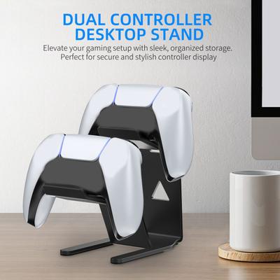 Stojan na gamepad pro Switch pro PS5 pro PS pro Xbox Stojan na gamepad Kovová konstrukce pro ovladač Stojan na stolní displej s protiskluzovými podložkami