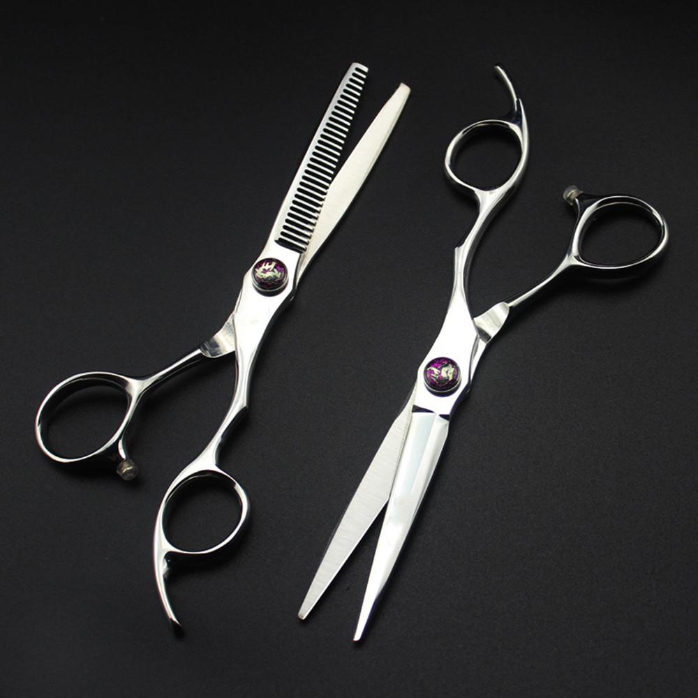 Steel 6 '' Scissor Gem Hair Scissors Haircut Thinning Barber Makas Hair Cutting Shears Hairdresser Scissors