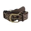 Retro American Hot Girl Rivet Chicken Eye Patchwork Wide Belt, Individual and Trendy Punk Metal Buckle Waistband, Versatile