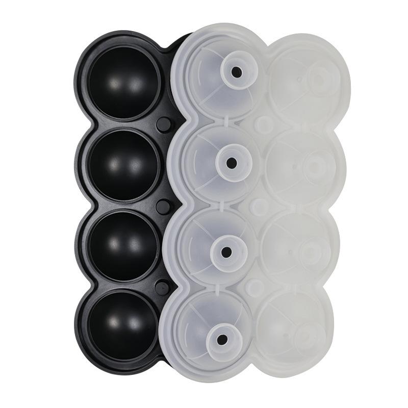 Large Silicone Ice Cube Trays - Easy-Release No Leakage Perfect For Whiskey Cocktails Juice And Parties