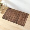 1/2PCS Vintage Wooden Kitchen Floor Mat Comfort Non-Slip Interior Area Foot Mat Home Decor Laundry Balcony Carpet