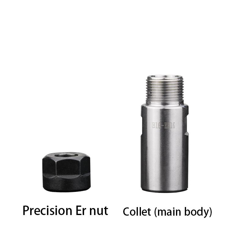 ER11 ER16 ER20 ER25 ER32 Collet Chuck Tool Holder Straight shank,Tail B10 B12 B18 JT6 taper mechanical lathe milling machin