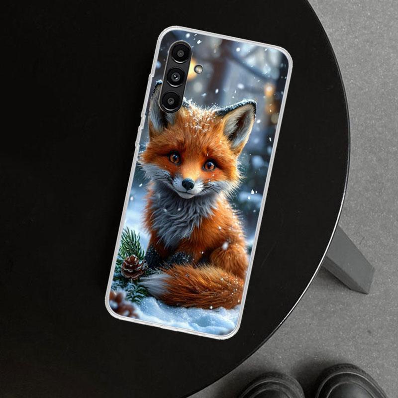 Animal Fox Phone Case Cover for Samsung Galaxy A17 A16 A26 A36 A56 A57 A37 A15 A25 A35 A55 A14 A24 A34 A54 A13 A23 A33 A53 Galax