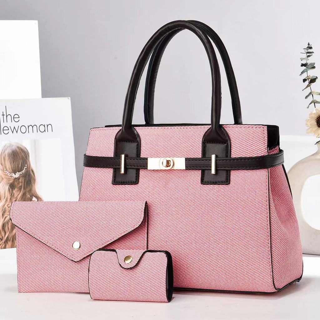Splicing Design Medium Square Handbag With Zipper Closure And Inner Pockets For Casual Wear