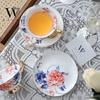 WOOCH English Afternoon Tea Luxury Couple Teacup and Saucer Gift Set