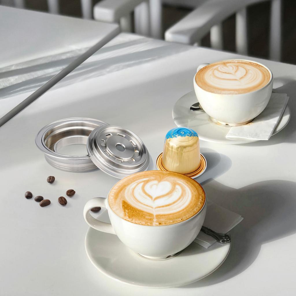 Innovative Coffee Tray Coffee Pods Converter Coffee Holder Coffee Converter Stainless Steel Texture for Coffee Pods