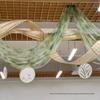 Creative Chinese-Style Bamboo Strips Hanging Ornaments for Kindergartens and Halls