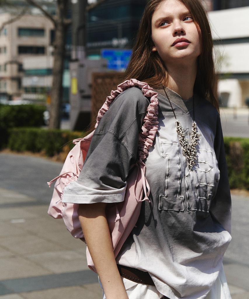 Khiho Multi Ribbon Bag Pink