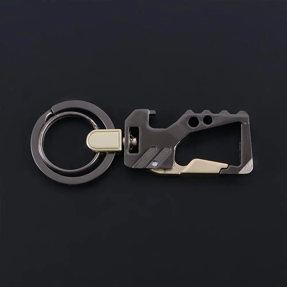 1Pcs Durable Multi-functional Key Chain Bottle Opener Carabiner Keyholders Metal Key Ring for Men Women
