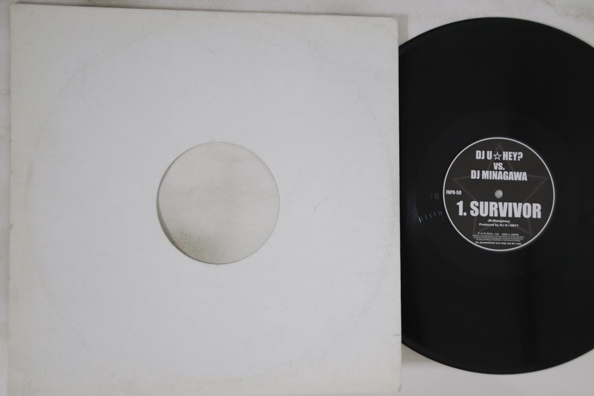 

12inch Record DJ U HEY DJ MINAGAWA Survivor Sky Blue FAPR59PROMO FARM 2005 Japan Dance Electronica Used