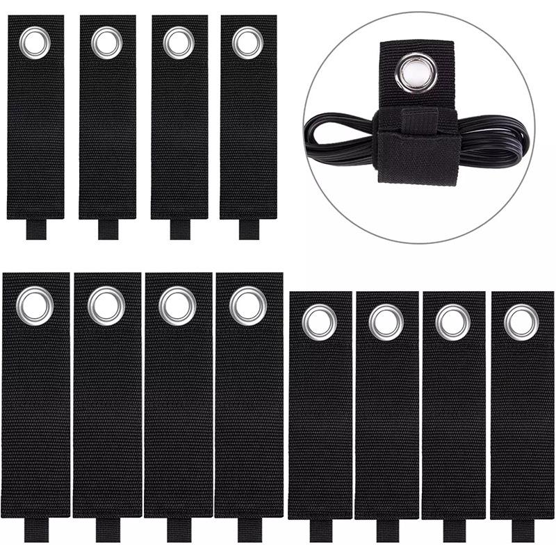 Heavy-Duty Velcro Straps for Eyelet, Wire, Pipe, and Object Storage