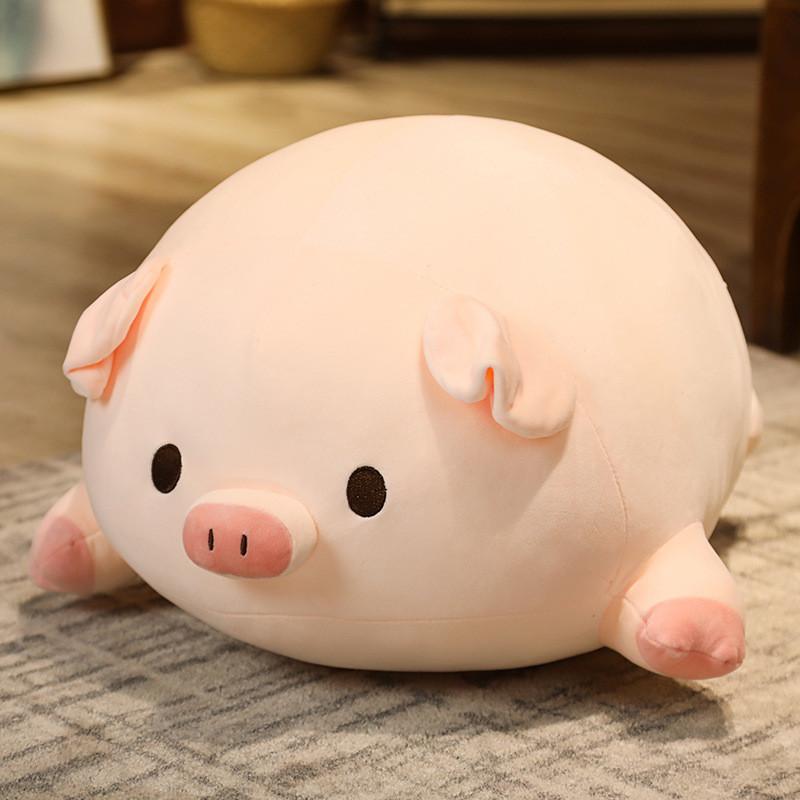 Adorable Chubby Piggy Plush Toy Cute Sleep Buddy Girls Bedroom Companion Gifts