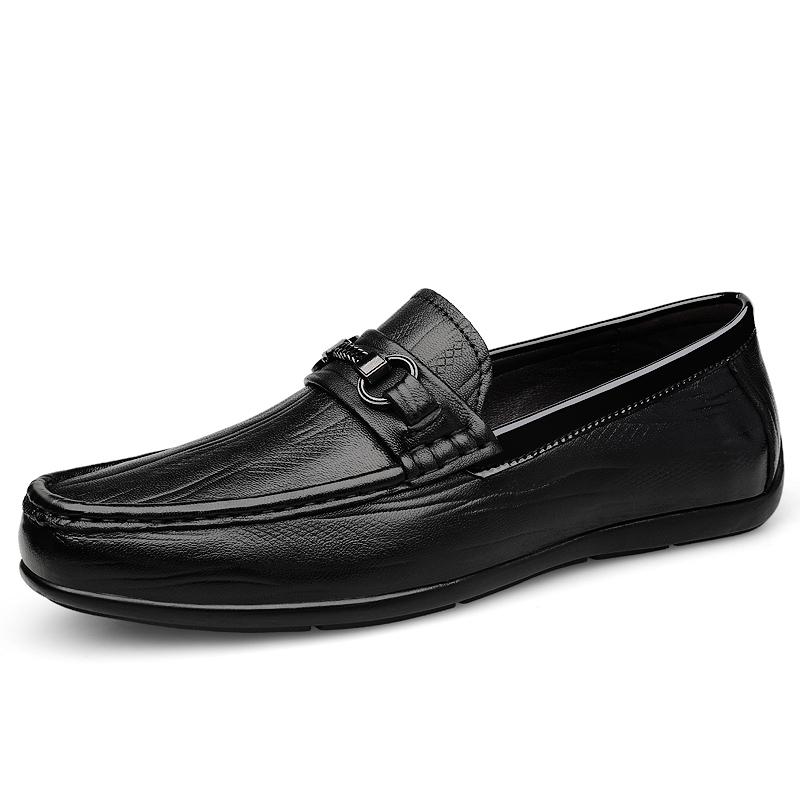 

Fashion Classic Men Casual Leather Shoes Handmade Slip on Flats Fashion Business Loafers Luxury Dress Driving Shoes Soft Male Moccasins 44