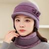 Autumn and Winter Velvet Thick Warm Hat Female Duck Tongue Ear Protection Faux Rabbit Fur Hat