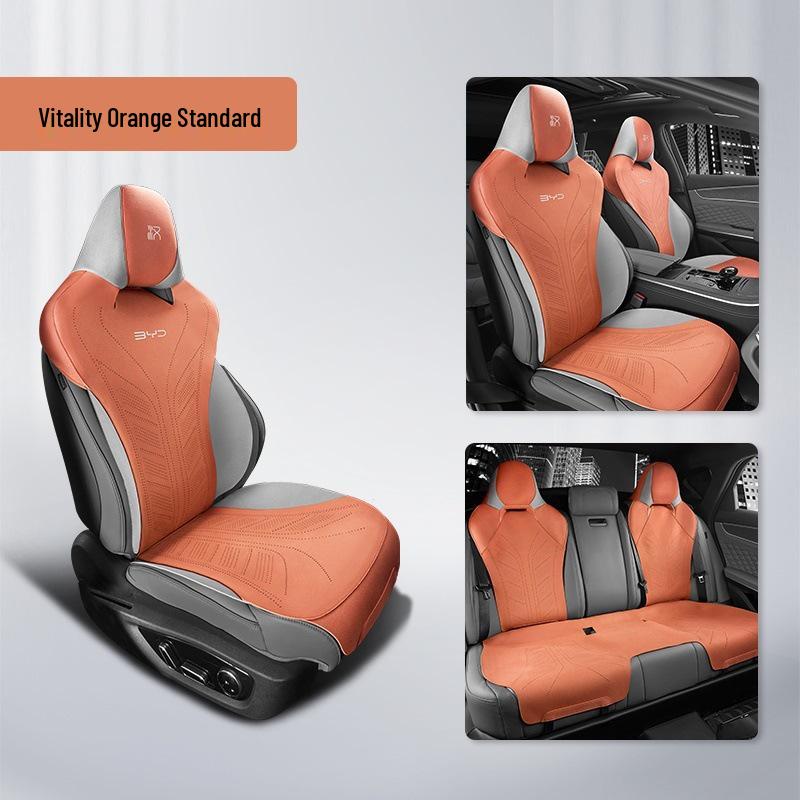 

BYD Han Champion Edition Suede Seat Cushion: All-Season, Half-Pack, Ventilated Cover BYD Han