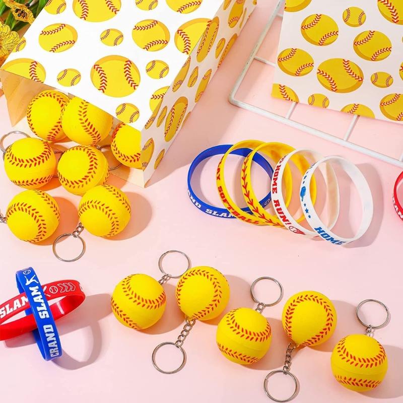 Fashionable Basketball Keychains Sturdy PU Sponge Pendant Keyrings Accessory for Sports Fans and School Clubs Daily Use