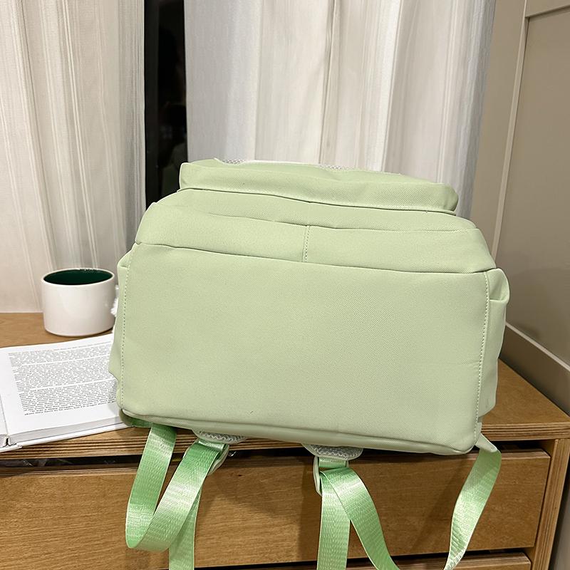 Contrast Color Large Capacity Backpack Student Schoolbag Women's Lightweight Backpack