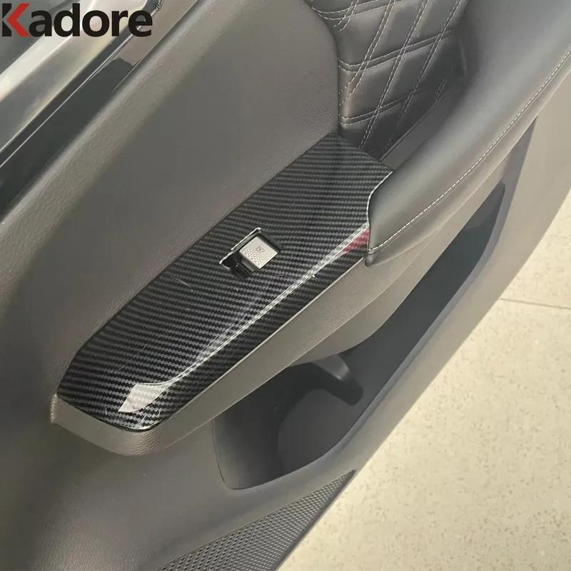 Car Inner Door Armrest Window Lift Switch Button Cover Trim For Mitsubishi Outlander   2024 2025 Interior Accessories