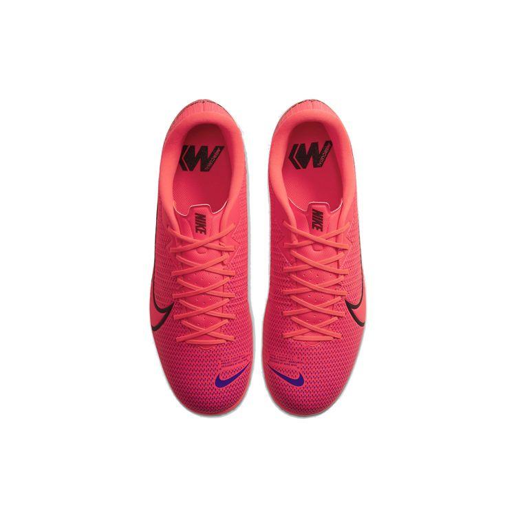 Nike Mercurial Vapor 13 Academy Low Professional TF Soccer Shoes Unisex Soccer Shoes Laser-Crimson AT7996-606