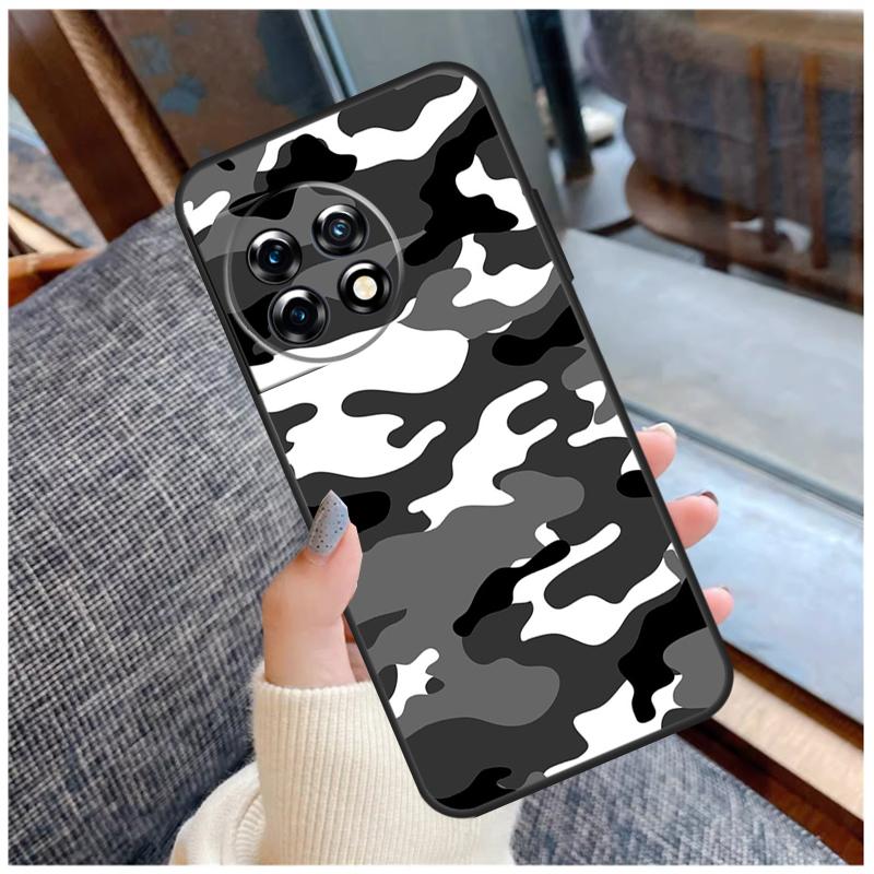 Army Camo Camouflage Case For OnePlus 13R 13T 12R 10R 10T 15 13 12 11 10 9 Pro Nord 5 CE 2 3 4 Lite N20 N30 Coque